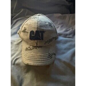 CAT Caterpillar Youth Digital Camo Baseball Cap Adjustable Hat One Size